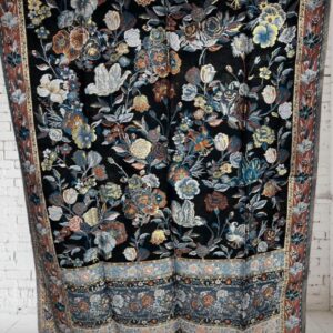 Gulistan (Land of flowers) Black Kani woven Shawl