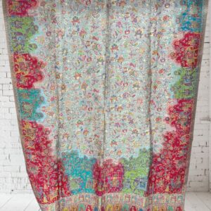 Rangoli Beige (Array of colors) -Kani woven shawl