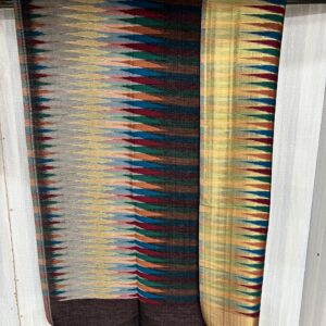 Lehrein (The Waves) Ikat wooven Shawl double sided