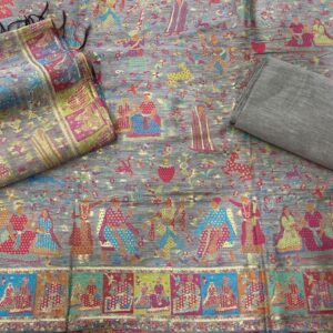 Shaahkaar (Magnificent) - 3pc un-stiched suit 000306