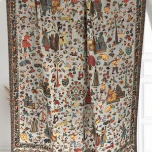 Shikar-gah (Hunting) - Kani toosh pashmina winter shawl 000222