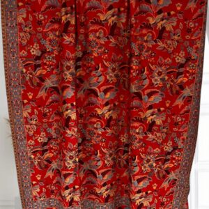 Surkh-Roo (Triumphant) Kani Toosh pashmina woven winter shawl 000223